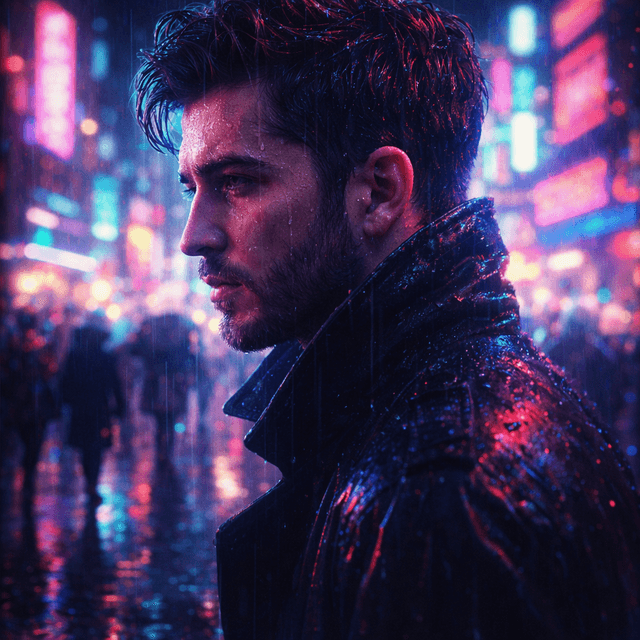 Neon Rainwalker