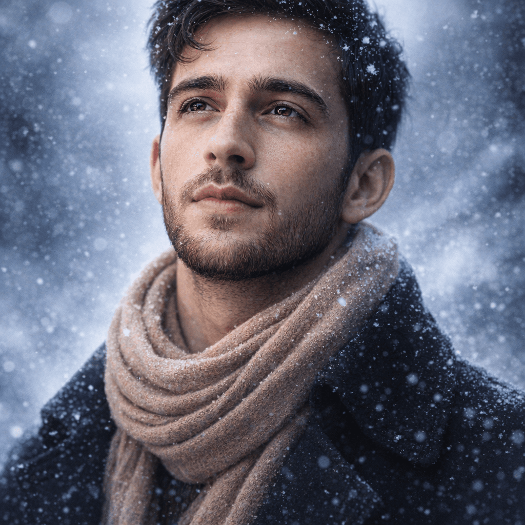 Serene Winter AI Avatar Style Example