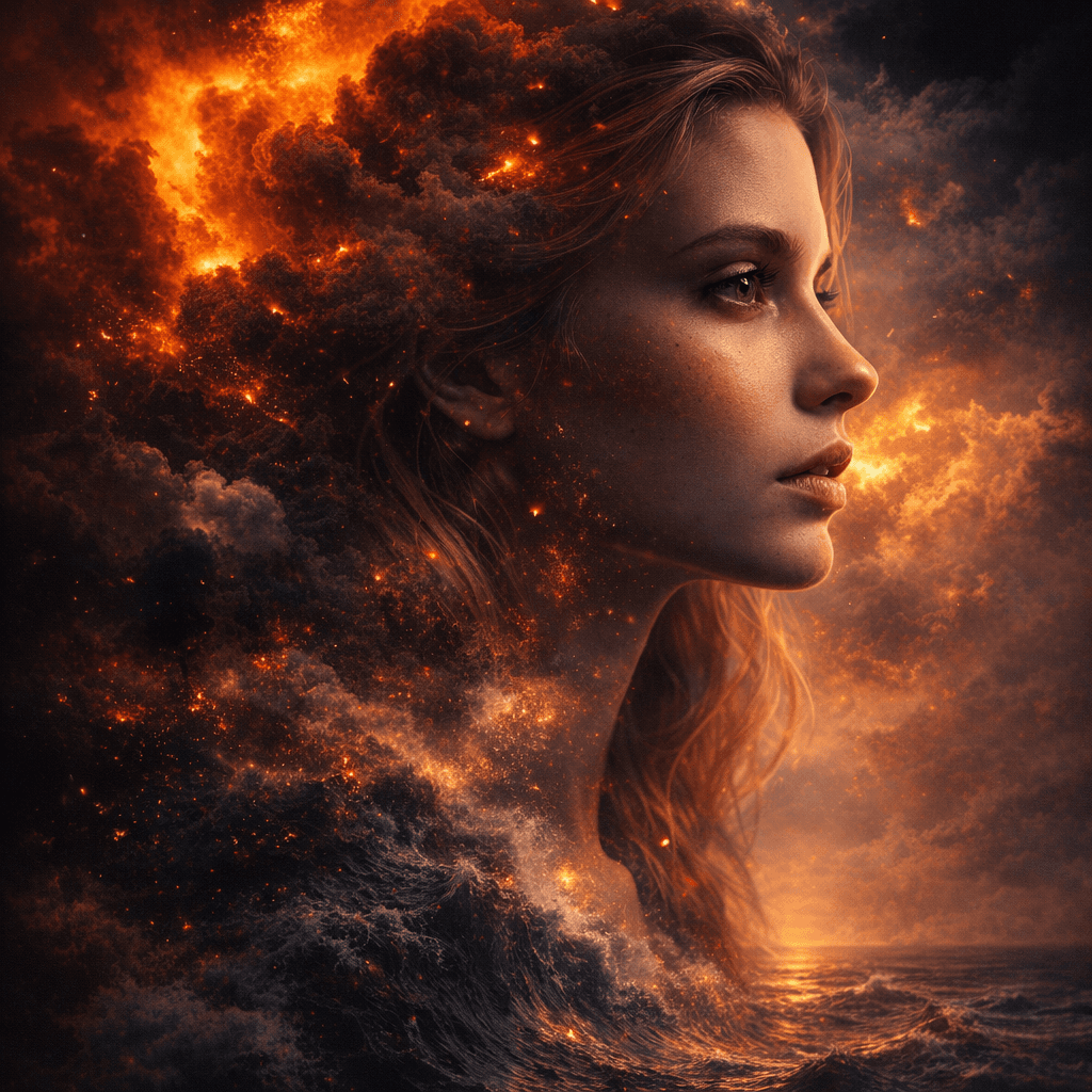 Ember and Ocean AI Avatar Style Example