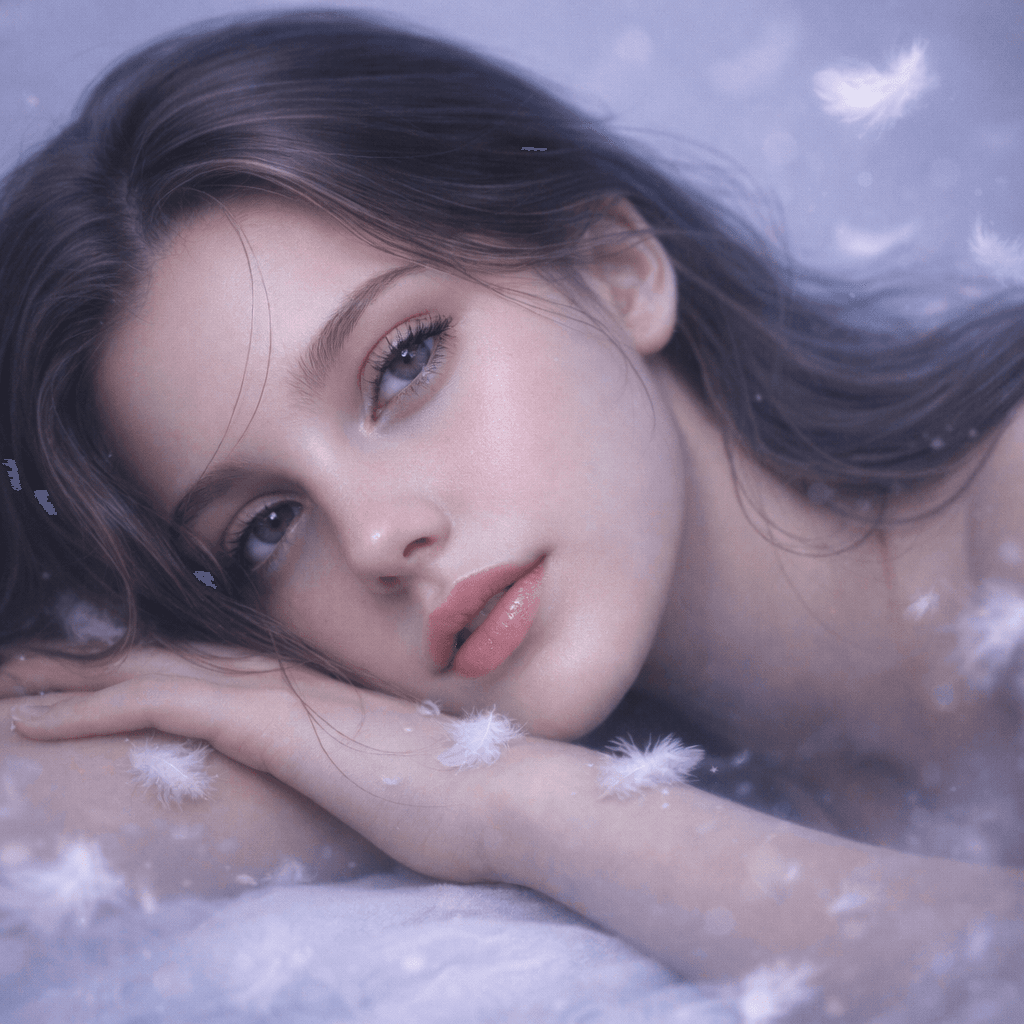 Ethereal Lilac Reverie AI Avatar Style Example