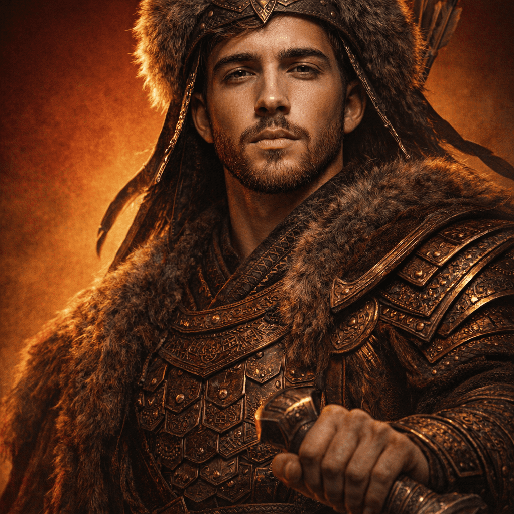 Attila the Hun AI Avatar Style Example