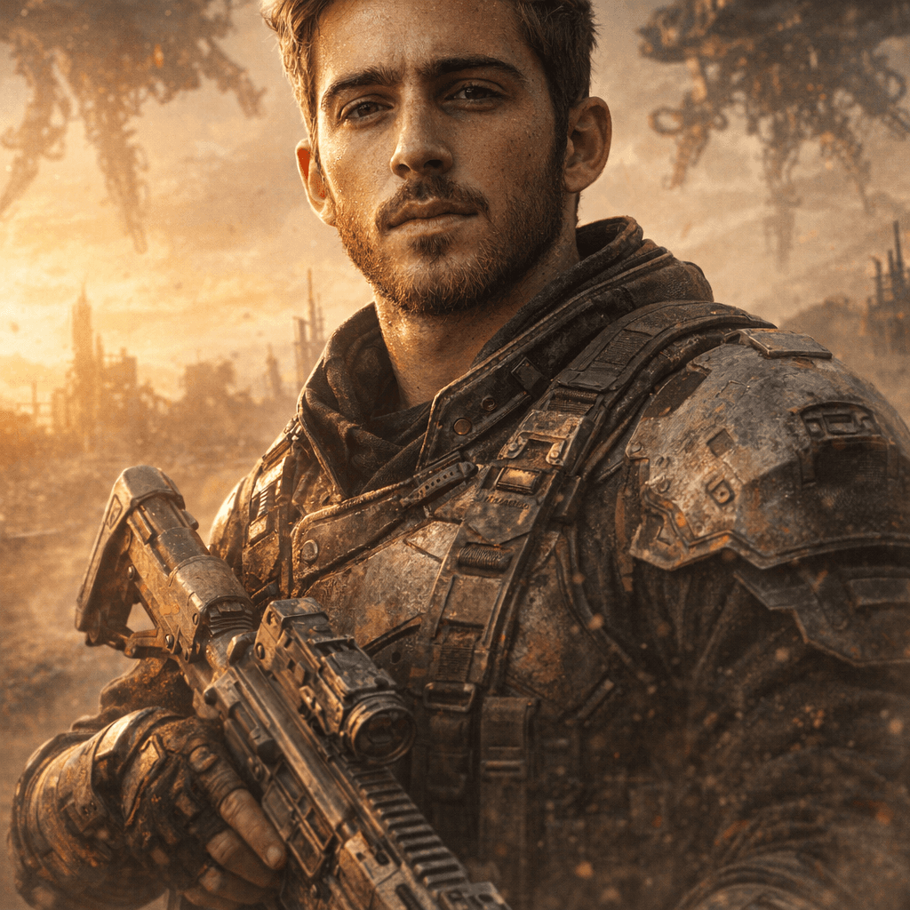 The Last Raider of the Shattered Horizon AI Avatar Style Example