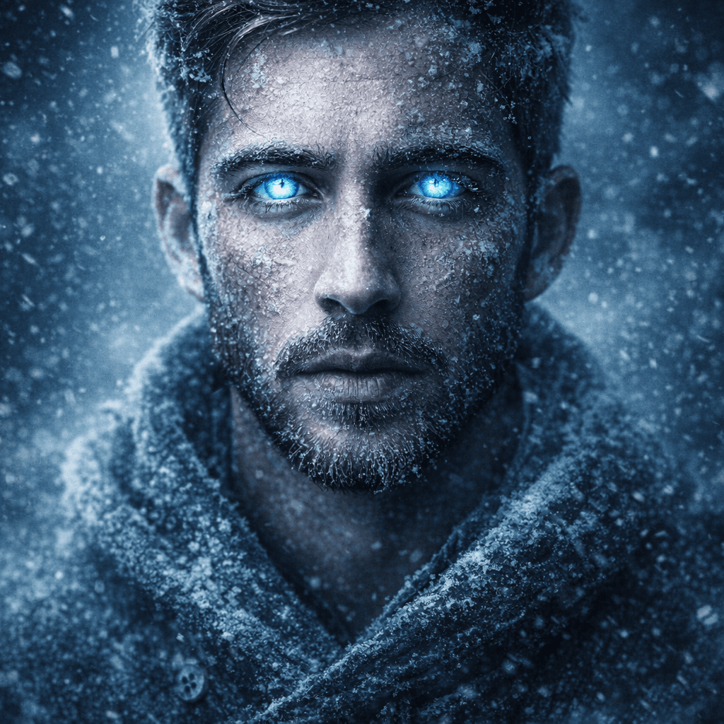 The Glacial Watcher AI Avatar Style Example