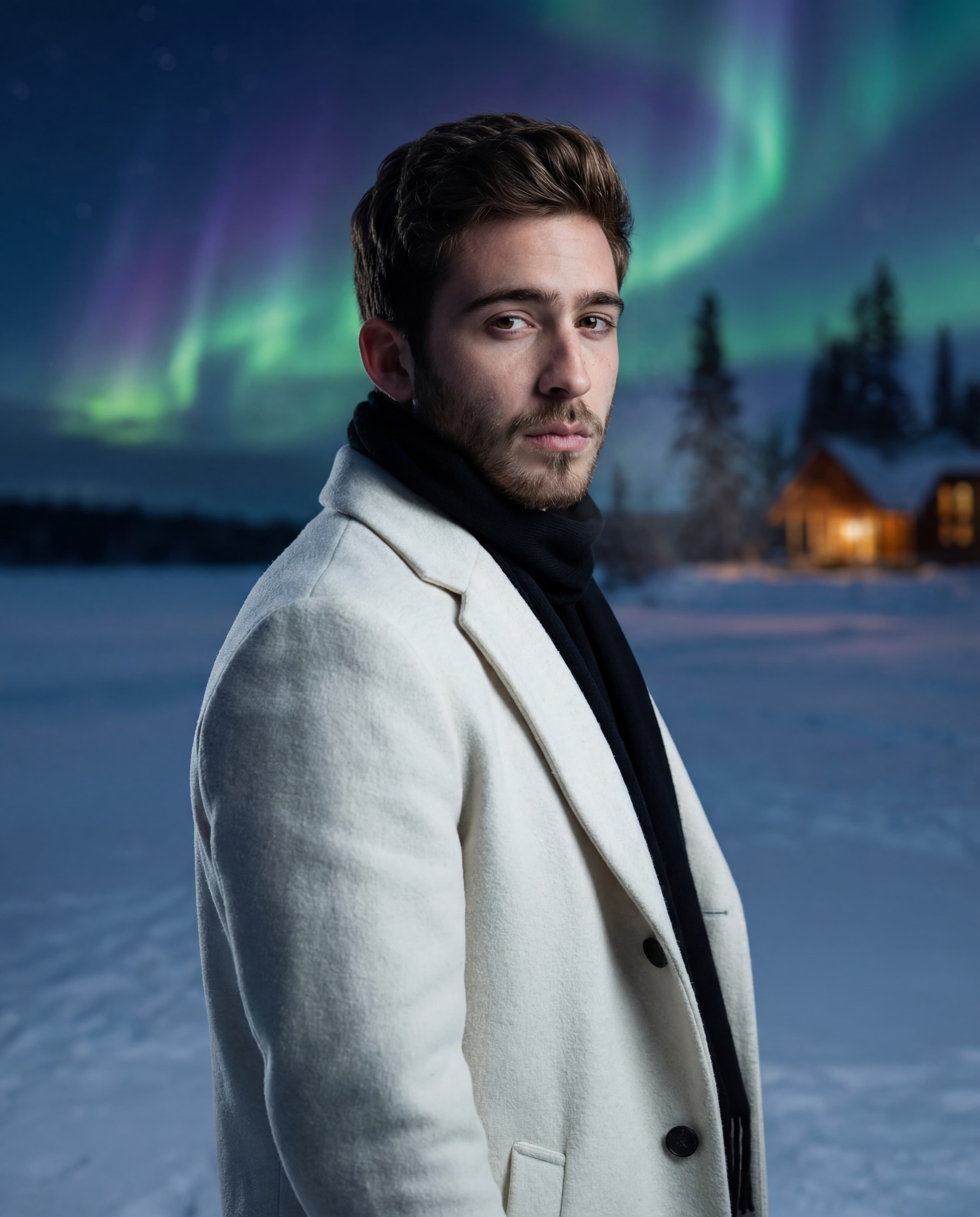 Magical Arctic Night AI Avatar Style Example